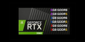 GeForce RTX 2060 ожидают в январе с шестью модификациями памяти