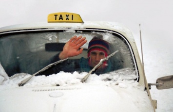 На Полтавщине таксисты повышали тарифы из-за снегопада