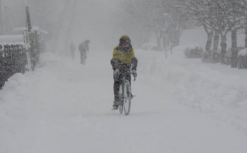 На Полтавщине прошла зимняя велогонка (фото)