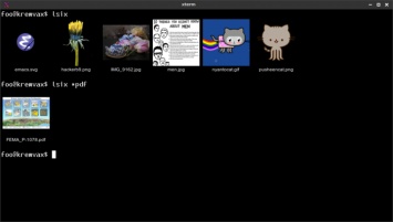 Представлен lsix, вариант утилиты ls для изображений