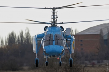 Николаевские военные авиаторы совершили первые полеты на новом вертолете Ка-226