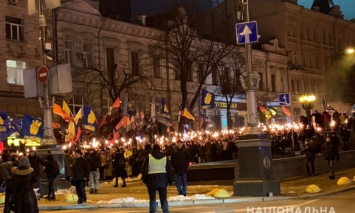 В Киеве не зафиксировано нарушений во время маршей 1 января, - Нацполиция