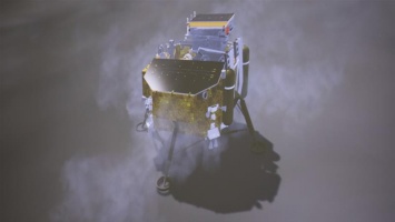 Китайский спутник Chang'e-4 приземлился на темную сторону Луны