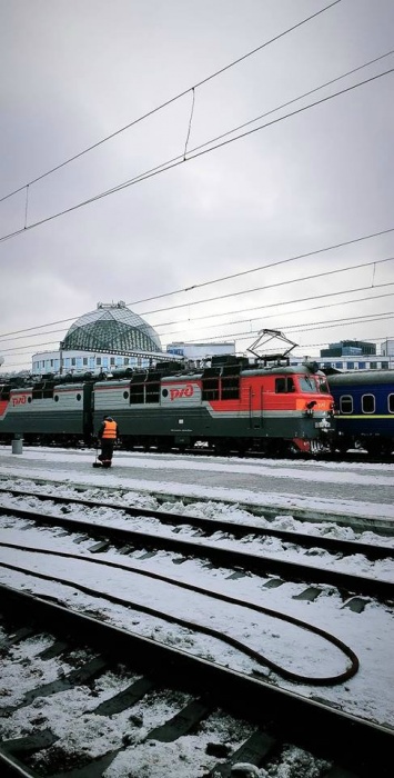 Переполох в Киеве: На вокзале засекли российский локомотив