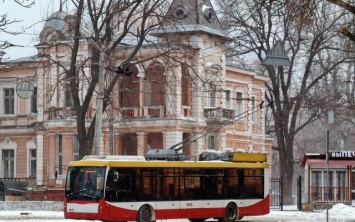 В Одессе утром не ходили троллейбусы