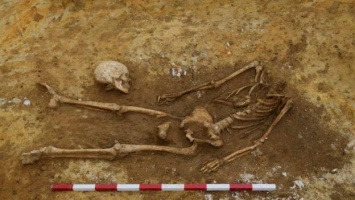В Британии нашли загадочное кладбище полное безголовых скелетов с черепами между ног. Фото