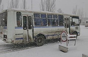 Погода внесла коррективы в графики маршрутных такси Бердянска