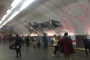 При оформлении мурала на метро "Осокорки" в Киеве "потерялись" 1,765 млн гривен, - СМИ