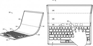 Lenovo запатентовала гибкий ноутбук с OLED-дисплеем