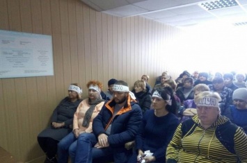 Протестующие работницы "Селидовугля" прекратили голодовку