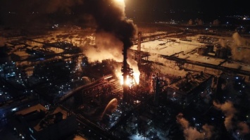 В Калуше горел химический завод. ФОТО, ВИДЕО