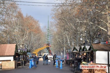 «Праздники, давайте, до свидания!»: в Николаеве убрали главную ретро-елку