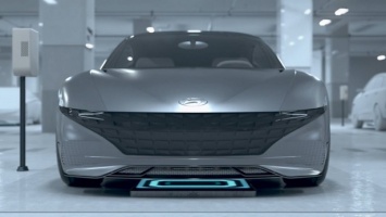 Hyundai разработала концепт автоматически заряжающихся электрокаров