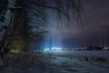 Что это было?: Под Кировском «вырос» редчайший световой лес