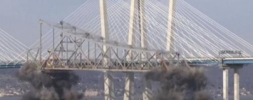 В Нью-Йорке взорвали часть Гудзонского моста