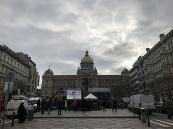 В Праге прошла церемония в день 50-й годовщины самосожжения Яна Палаха