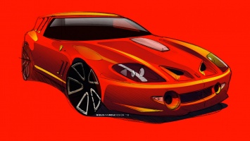 Первые изображения уникального фургона Ferrari