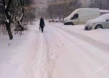 Север Одесской области засыпало снегом: не везде коммунальщики справляются с заносами