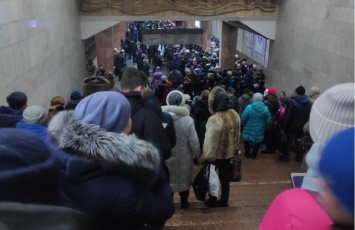 В харьковском метро произошел технический сбой