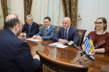 Городской голова и вице-мэр Одессы встретились с Генеральным консулом Греции