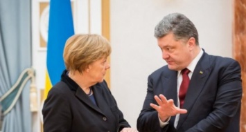 Меркель согласилась усилить давление на РФ после разговора с Порошенко