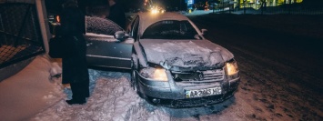 В Киеве пьяный водитель Volkswagen протаранил Suzuki и пытался сбежать с места ДТП