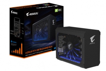 GIGABYTE представляет внешнюю графическую плату AORUS RTX 2070 Gaming Box