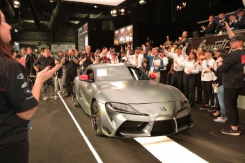 Первую серийную версию Toyota Supra А90 продали на аукционе