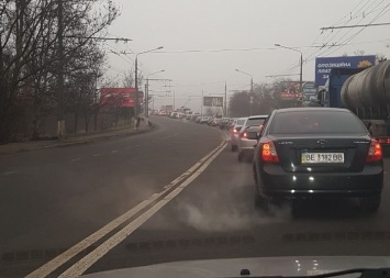 В центре Николаева из-за аварии огромная пробка