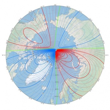 Магнитный полюс Земли быстро движется в сторону России