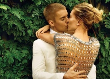 Джастин Бибер с женой топлес снялся в первой семейной фотосессии для Vogue