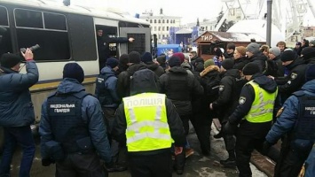 Нацполиция отпустила всех тех, кого задерживали за баннер "Кто заказал Катю Гандзюк?" на митинге Тимошенко в Киеве