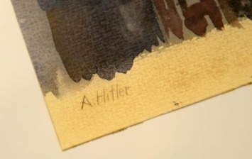 Картины Гитлера не нашли покупателей на аукционе в Нюрнберге