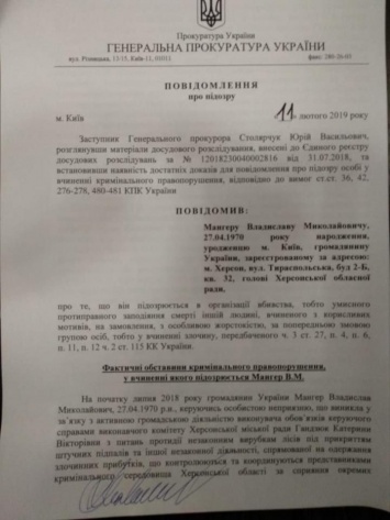 Второй Лозинский для Тимошенко. Кого власть делает заказчиком убийства Гандзюк