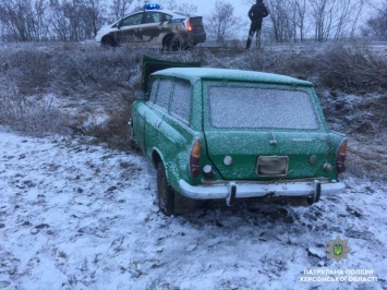 Пьяный водитель попал в аварию возле Александровки на Херсонщине