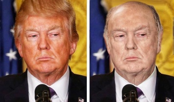 Трамп без волос и загара: президент США озадачил сеть