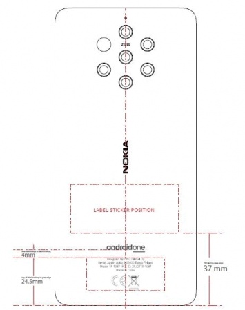 Камерофон Nokia 9 Pureview протестирован FCC