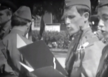 Сборы военной кафедры МИМСХа 1971 года показали на видео