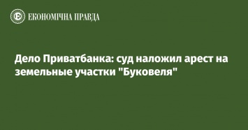 Дело Приватбанка: суд наложил арест на земельные участки "Буковеля"