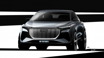 Audi анонсировала новый электрический кроссовер Q4 e-tron