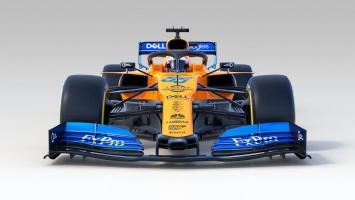 Формула 1. Команда McLaren представила новый оранжево-сине-черный болид