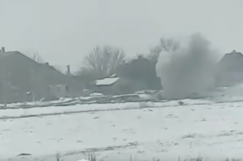 Украинские военные уничтожили группу боевиков прямым попаданием ракетой