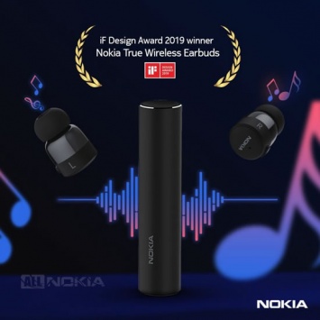Наушники Nokia True Wireless Earbuds удостоены награды iFDesign Award 2019