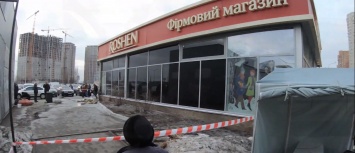 Пожар в магазине Roshen в Киеве обрастает деталями: "действовал поджигатель"