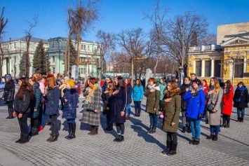 Днепряне провели акцию в поддержку военнопленных украинских моряков