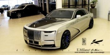 В интернет попали рендеры новейшего Rolls-Royce Ghost