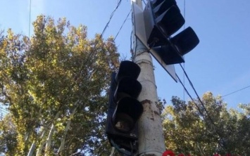 Два светофора не работают в центре Одессы