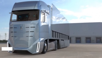 Представлен электрический концептуальный грузовик Kamaz E-Truck