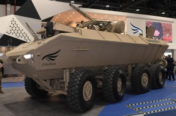 Украинский боевой модуль "Штурм" показали на выставке в ОАЭ