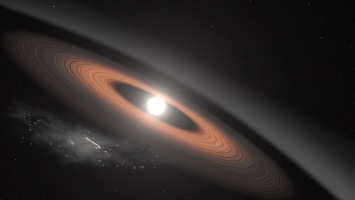 В 145 световых годах от Земли обнаружен белый карлик с кольцом